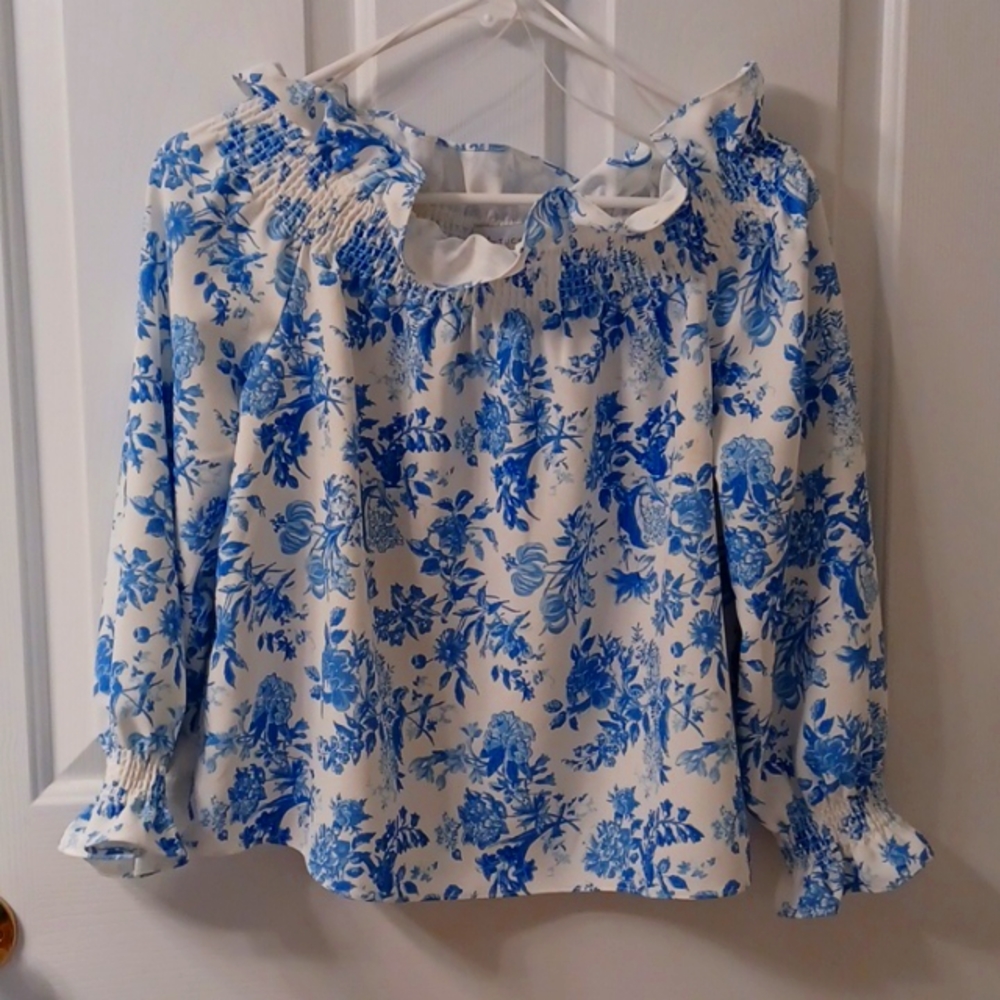 Tuckernuck marguerite top, blouse, XS
